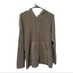 Neon Buddha Pure Knit Grey Hoodie Sweater